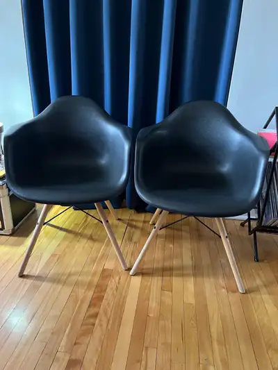 Mid-century modern chairs (pair), View more