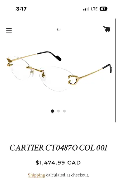 new CARTIER CT0487O COL 001, View more