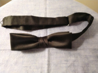 Vintage Black Bow Tie, Adjustable