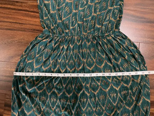 Rachel Roy women’s small one-shoulder maxi dress, teal and tan in Women's - Dresses & Skirts in Oshawa / Durham Region - Image 8