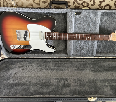 This is a Telecaster Custom copy I built a few years ago. I wanted a Tele with a chunky rosewood nec...