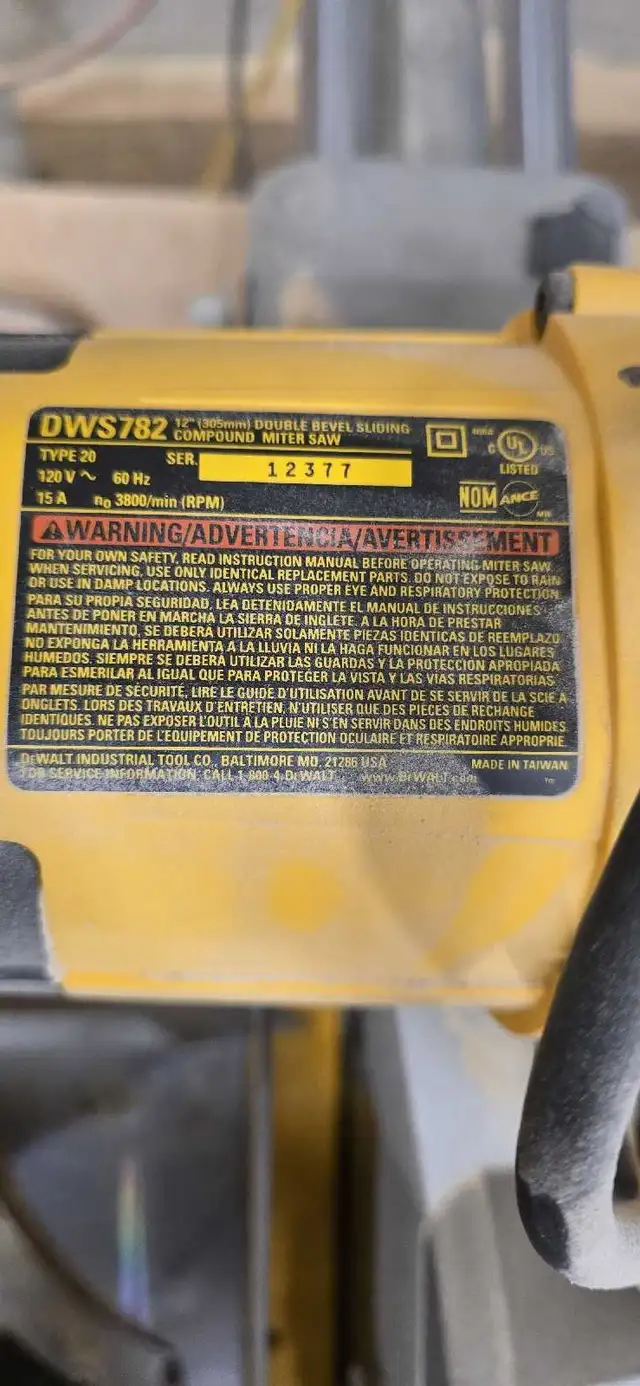 12" DeWalt Mitre Saws, 20V Batteries and Drills in Power Tools in Cambridge - Image 6