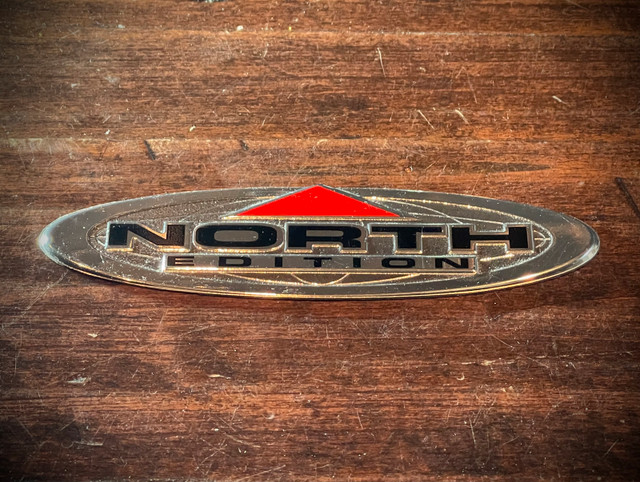 NORTH EDITION EMBLEM / NAMEPLATE / DECAL With Double Sided Tape in Auto Body Parts in Kitchener / Waterloo - Image 2