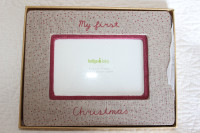 My first Christmas picture frame