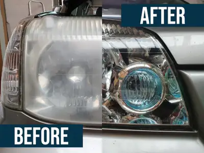 99$ Complete Headlight Restoration services specialist 25yrs experience Why restore your headlights?...