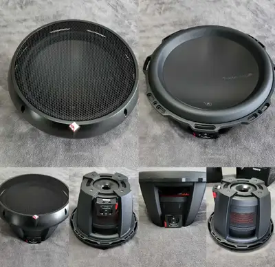 Rockford Fosgate 1,400 Watts Car Audio Power Subwoofers! T0D412, View more