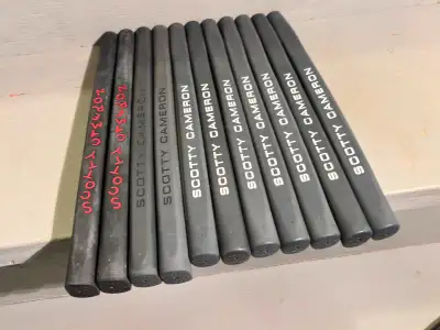 A variety of SCOTTY CAMERON GRIPS They are all new/unused as per Photos Your choice $65 each - a lit...