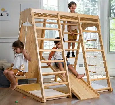 New Avenlur Magnolia Indoor Playground 7-in-1 Jungle Gym Playset, View more