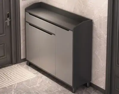 Modern Grey Shoe Storage Cabinet 90-30-98.3cm , View more