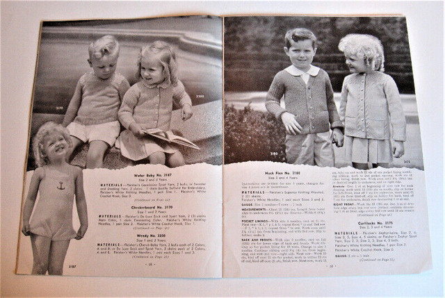 Vintage Knit Patterns / Fleisher Fashions for Babies up to 4 in Hobbies & Crafts in Hamilton - Image 3
