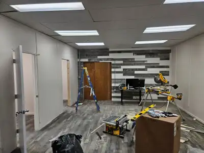 Repair service of doors, exterior housings such as fascia, soffit, etc. Problem sealing of drafty do...