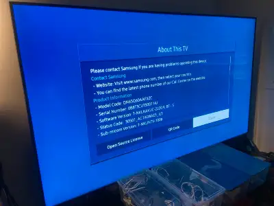 Samsung 65 Qled tv, View more