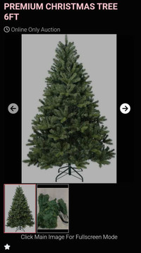 6 ft artifical Christmas tree