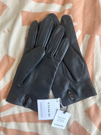 COACH Leather Gloves - NEVER USED