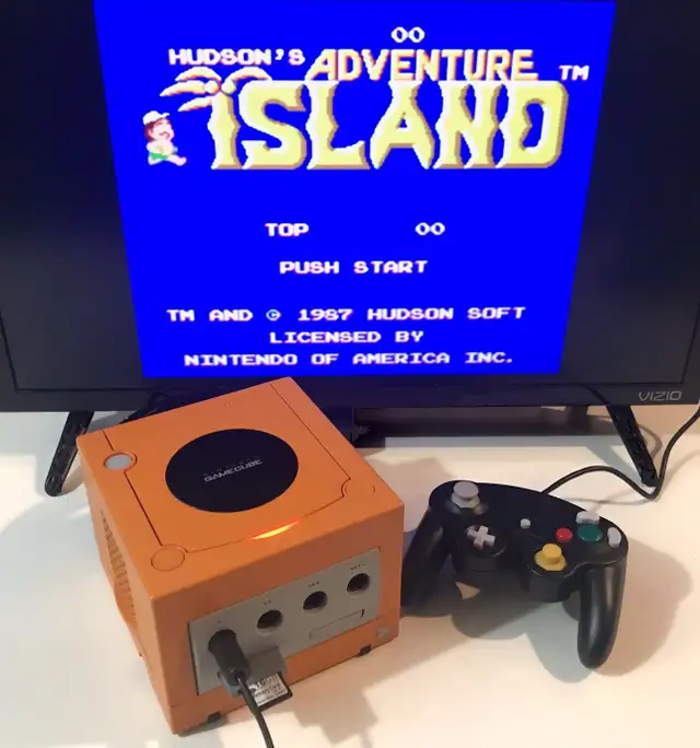 Orange GameCube with complete library64985460677506123