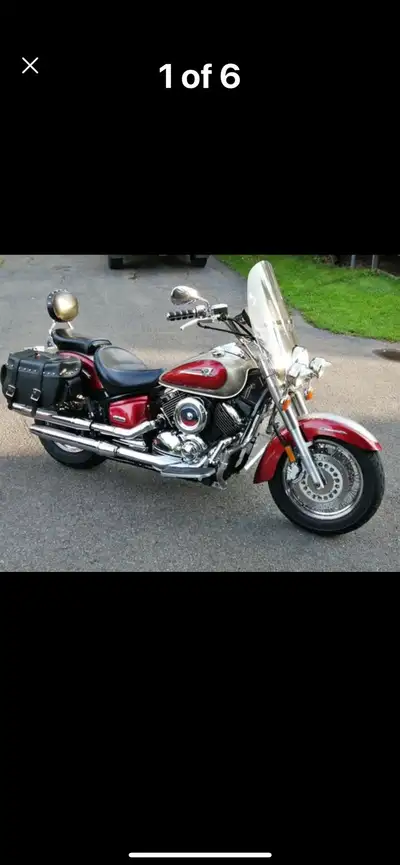 2004 Yamaha V Starr 1100 cc . 53000. Km
