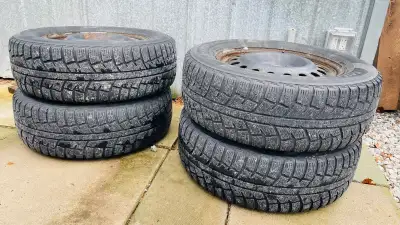 235/65R17 Most common for Toyota Rav4s. They are at mid condition, can maybe use for 3 more winters....