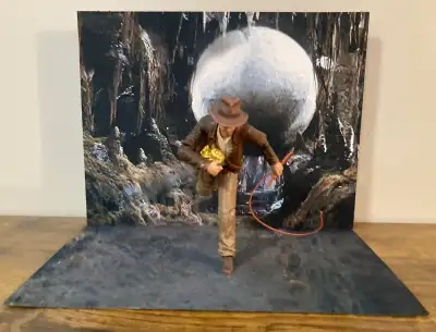 This collectible 6-inch-scale Adventure Series action figure is detailed to look like the Indiana Jo...