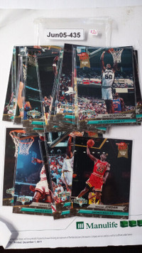 1992-93 Fleer Ultra Slam NBA Jam Dunk Rank Full Set 201-220 card
