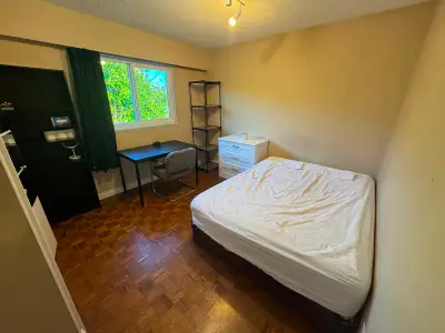 Spacious upstairs bedroom available in the desirable Brentwood Park area. Only 1 minute to the bus s...