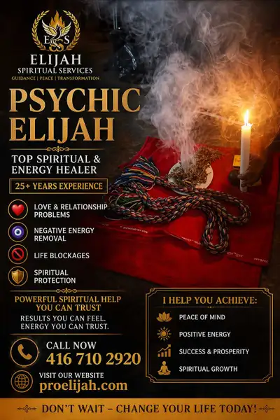 PSYCHIC ELIJAH CLAIRVOYANT SPIRITUAL HEALER ], View more