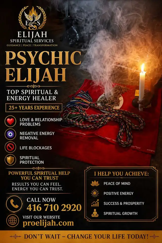 PSYCHIC ELIJAH CLAIRVOYANT SPIRITUAL HEALER ] in Health and Beauty Services in Ottawa - Image 2