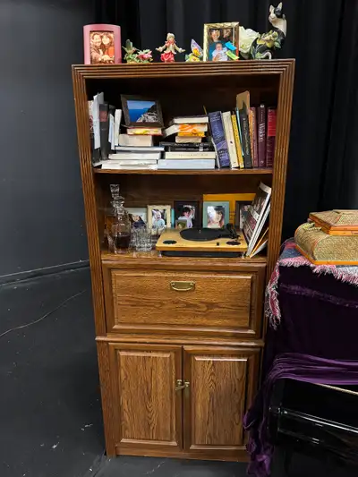 FREE Wood Hutch/Bookcase Display Shelf!, View more