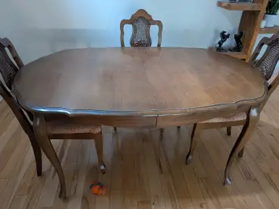 Vintage Wood Dining Set, View more
