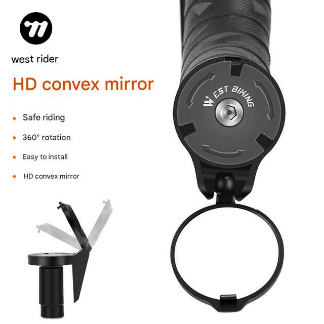 Bike Handlebar End Mirror, Convex Rearview Mirror in Clothing, Shoes & Accessories in City of Toronto - Image 6