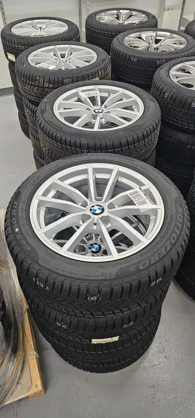 Original BMW winter wheel package. Comes mounted with Pirelli winter tires and original TPMS. $2000...