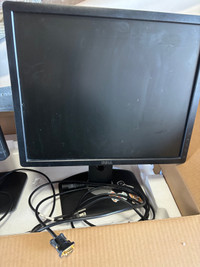 Two Dell monitors 