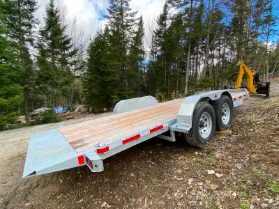 2024 REMORQUE K-TRAIL TILT 20' **AUBAINE** $10500 **Acheté neuve un seul proprio** JAMAIS SORTIE L'H...