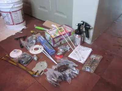 I Beam.  Vinyl floor planking & Tin collectables and more, View more