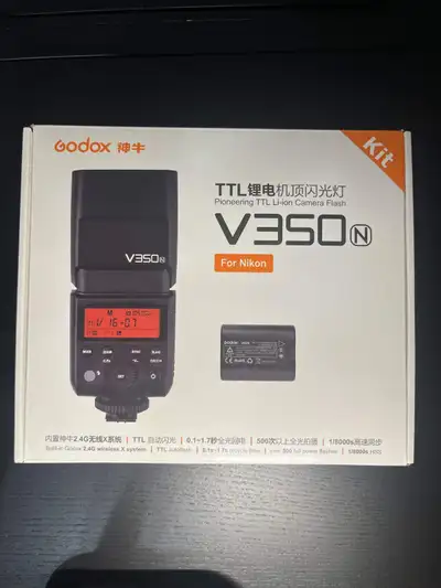 GODOX V350 Camera Flash for Nikon, View more