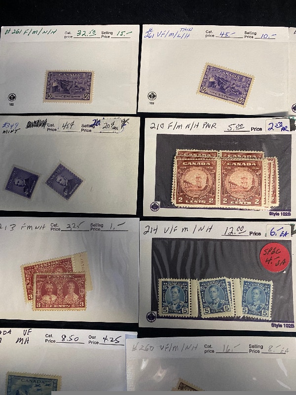 Mint Canadian Collector Stamps Arts & Collectibles Moncton Kijiji