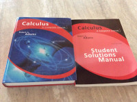Calculus (A complete Course)( les 2 pour 30$)