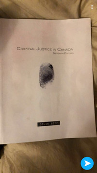 Criminal justice textbook 