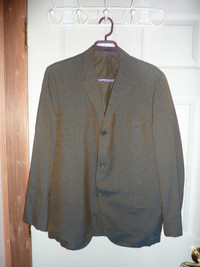 Vintage Suit Olive Green Men's