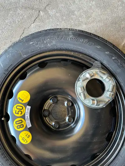 Brand new original Mercedes spare tire T145/80R19 for Mercedes GLC 2022. Might fit other years.