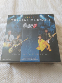 New! Collector's Edition The Rolling Stones Trivial Pursuit Game