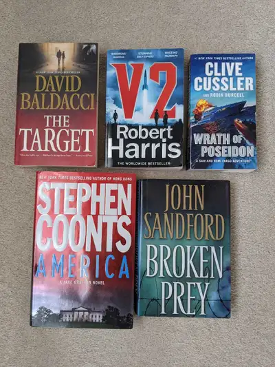 Used books, fiction, paperbacks & hardcovers $1 each All 5 books for $4 Cash only Pickup location: B...