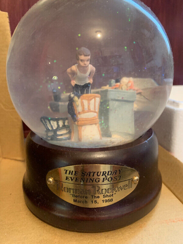 Norman Rockwell Saturday Evening Post Snowglobe in Arts & Collectibles in City of Toronto