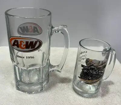 Large A&W Mug & a CNR Train Mug in good condition. Please text me at 306-222-7870 to make pick up ar...