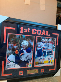Oilers - Authentic framed Edmonton Oilers memorabilia