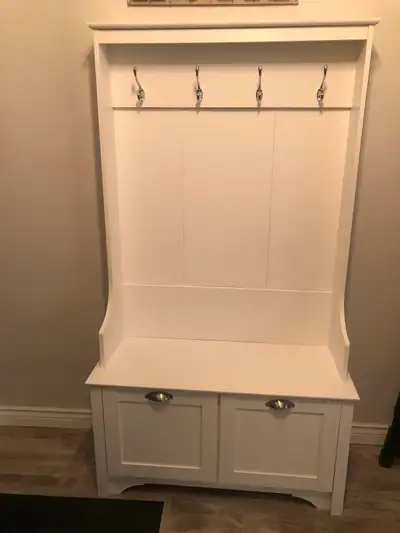 White coat hanger and cabinet, View more