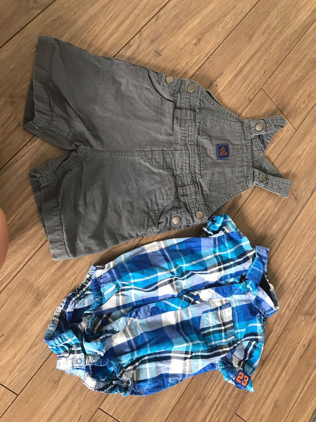 Ensemble bébé enfant 24 mois chemise salopette Clément  dans Vêtements - 18 à 24 mois  à Longueuil/Rive Sud