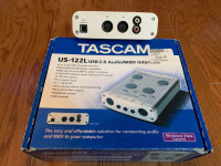 TASCAM US-122L USB AUDIO MIDI INTERFACE