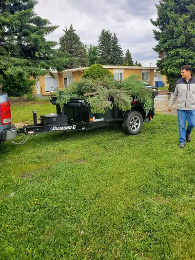 We can come pickup your garbage and haul it to the landfill. Have both a very large dump trailer and...