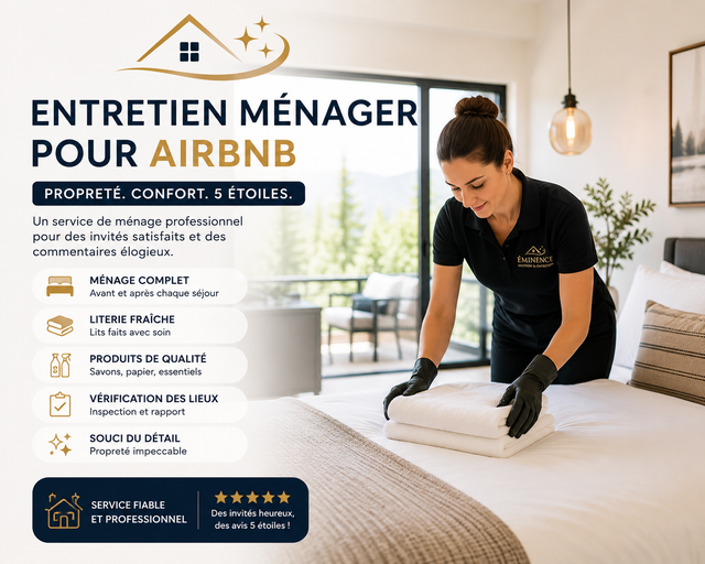 ** GESTION LOCATIVE, ENTRETIEN MÉNAGER ET COORDINATION AIRBNB in Cleaners & Cleaning in Laurentides - Image 3