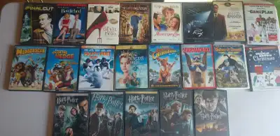 Assorted DVD $2 each.
